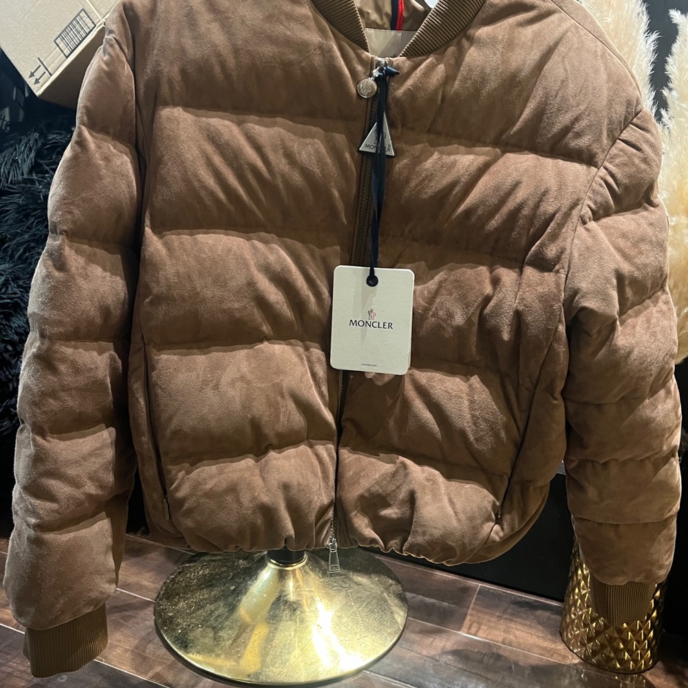 Moncler Chocolate Brown Quilted Jacket